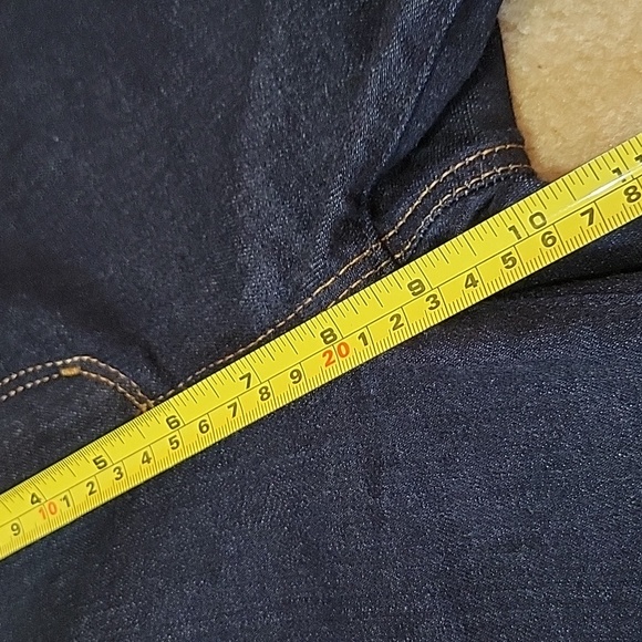 Loft Midrise Skinny Dark Wash Jeans US 27 - Picture 8 of 13